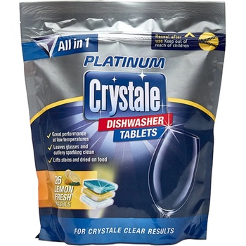 Crystale Таблетки за почистване на съдомиялна 26бр (2716)