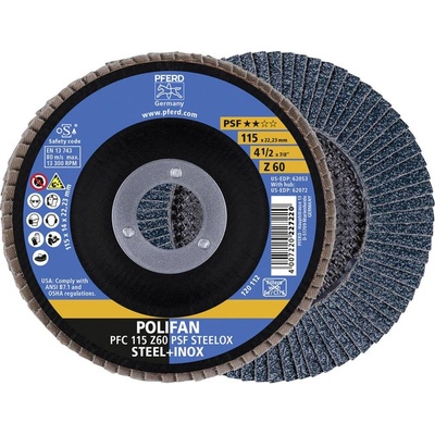Pferd Vejárovitý brúsny kotúč 115 x 22.23 mm 67766115 10 ks