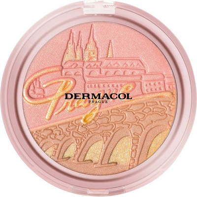 Dermacol Bronzing And Highlighting Powder púder pre zjednotenú a rozjasnenú pleť 10,5 g