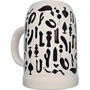  Еротична керамична халба с различни секс играчки - Beer Ceramic Mug 700ml (D-245409)
