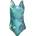Adidas Дамски бански костюм Adidas Tie-Dyed Graphic V-Back Swimsuit Womens - Aurora Black