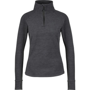 Heber Peak Дамски поларен пуловер Heber Peak Women's TimberHe. Fleece Half Zip Fleece jumper - Dark Iron Melange - размер 3XL (105-5324-0417)