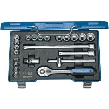 Gedore sada nástrčkových klíčů 3/8” 22dílná 30HMU-10