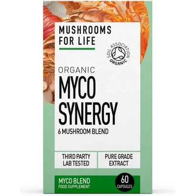 Mushrooms4Life Bio MyCo Synergie Směs 6 vitálních hub 60 ks