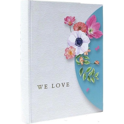 LEUCHTTURM Fotoalbum WE LOVE, 10x15, šité, 200 fotografií Barva: Modrá