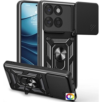 Motorola Edge 60 5G / 60 Fusion 5G Удароустойчив Ring Holder/Slide Camera Lid/ PC + TPU Калъф и Протектор