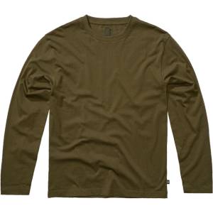Brandit Тениска с дълъг ръкав Brandit Premium, маслина (4205-15001)