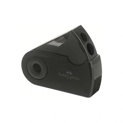 Faber-Castell Острилка Faber-Castell, Sleeve, Двойна, Черна (182700)