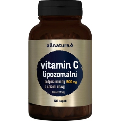 Allnature Lipozomální Vitamin C 500 mg 60 kapsúl