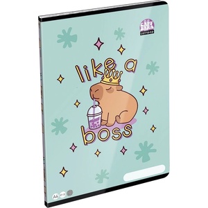 LIZZY Тетрадка, с телбод, А4, карирана, 32 страници LIZZYSULI, "Lollipop Capybara" 7500165000 (7500165000)