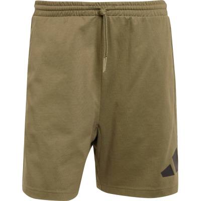 adidas ESSENTIALS BIG LOGO SINGLE JERSEY SHORTS hnědá