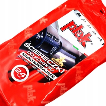 Plak Utierky na palubnú dosku leštiace vanilka 24 ks