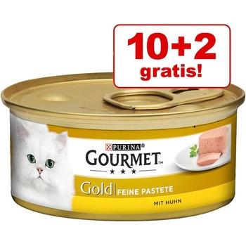 Gourmet Gold jemné kousky kuře & játra 12 x 85 g