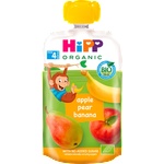HiPP Био плодова закуска с ябълки, круши и банан, 100 g (2275636)