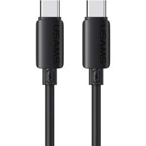 USAMS U98 кабел за данни Type-C - Type-C, 100 см, ЧЕРЕН SJ787USB01 (SJ787USB01)