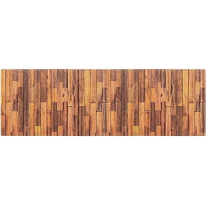 Wenko Кафява пластмасова постелка за баня 65x200 cm Lambris - Wenko (24543100)