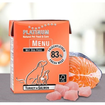 Platinum Menu Turkey & Salmon 375 g