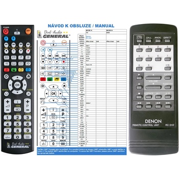 GENERAL DENON RC242 - съвместимо дистанционно управление на марката General (RC242)