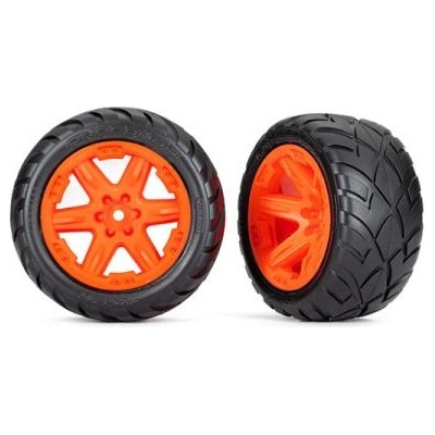 Traxxas колело 2.8", джанта RXT оранжев, гума Anaconda (4WD преден/заден, 2WD преден) (2)