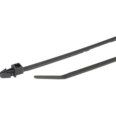 HellermannTyton 126-00329, T30RSF-PA66HS-BK (500), sťahovacie pásky, 3.60 x 158 mm 500 ks