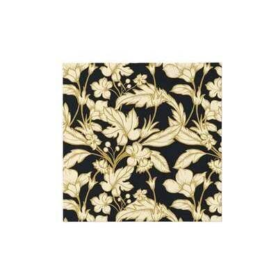 Paw Airlaid Obrúsky Beautiful Floral Pattern Black 50ks 40x40cm