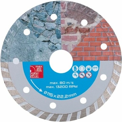 LEVIOR kotúč diamantový 115mm DIAMANT TURBO