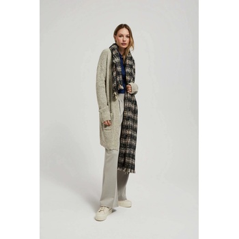 Moodo Черен шал на квадратчета с металическа нишка Moodo Moodo | Cheren | ЖЕНИ | ЕДИН РАЗМЕР