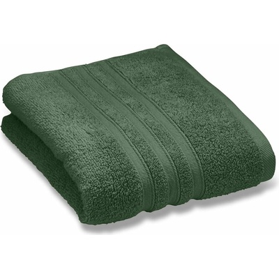 Catherine Lansfield Zero Twist osuška dark zelená 90 x 140 cm