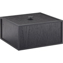 Audo Copenhagen Úložný box Frame Black Ash 20 x 20 cm