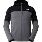 The North Face Мъжко поларено яке The North Face Polartec Powergrid Stormgap Hoodie Fleece jacket - Smoked Pearl / Black - размер XL (005-7060-0314)