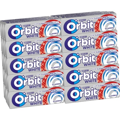 Mars Дъвки Wrigley's Orbit White Classic без захар, кутия 30 бр. 420 г