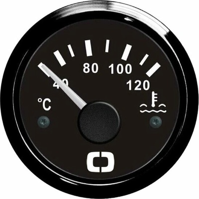 Teplota chlazení motoru 40/120° Barva: černý ciferník, černý rámeček