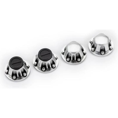 Traxxas капачка на колело полуматова хромирана (4) (за #8255A)