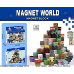 Armtoys ДЕТСКИ МАГНИТНИ КУБЧЕТА minecraft 60 ЧАСТИ