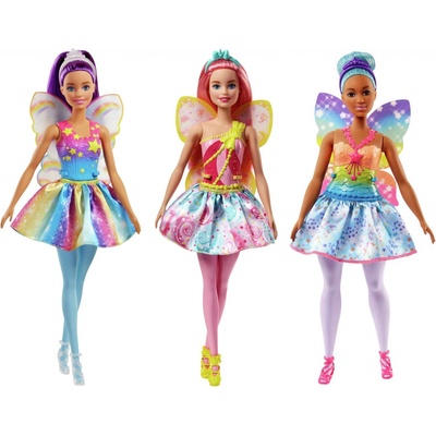 Barbie Víla růžové vlasy