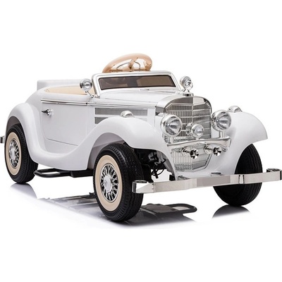 Retro Megacar Mercedes-Benz 540K, 4x45W, 12V 10Ah biela