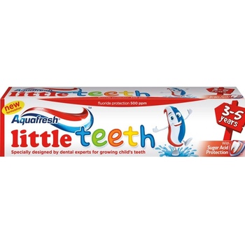 Aquafresh Little Teeth 3-5 let detská zubná pasta 50 ml