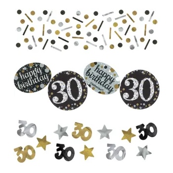 Amscan Блестящи златни конфети 30