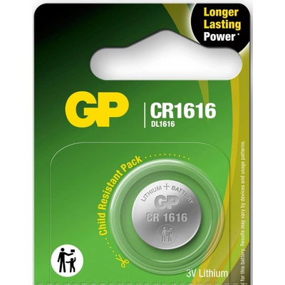 GP Batteries Батерия литиева gp gp-bl-cr-1616, cr1616, 3v, 1бр (gp-bl-cr-1616)