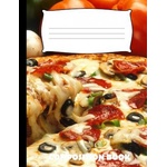 Independently Published Composition Book: Pizza Composition Notebook Wide Ruled | Pinnacle Novelty Publishing