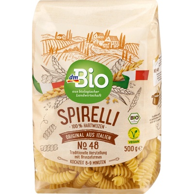 dmBio Spirelli semolinová vřetena 500 g