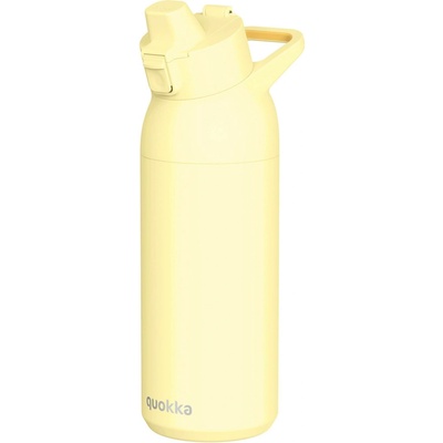 Quokka Nerezová sportovní láhev s pítkem Tide 700ml světle žlutá