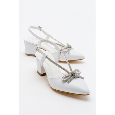 Moda Trend Дамски елегантни сандали - Бели #381762 (381762_Бяло)