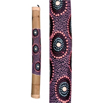 Authentic Dažďová palica z bambusu maľovaná 60 cm