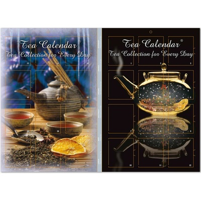 Pangea Růžová čajovna Tea Čajový adventní kalendář výhodný set 2 kusů