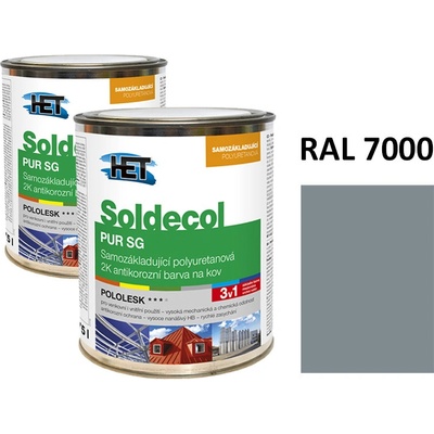 Soldecol PUR SG 0,75L RAL 7000