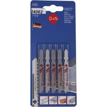 DN list pilový do priamočiarej pilky 5ks 50mm/1mm HSS 31020