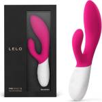  G-точка и клиторен вибратор, усетете движенията, 20см. - Ina Wave 2 Cerise (LELO008472)