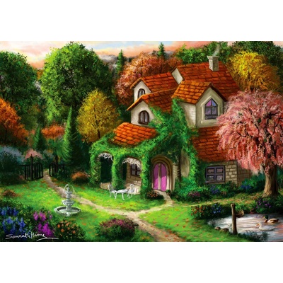 Enjoy - Puzzle Cottage in the Forrest - 1 000 piese