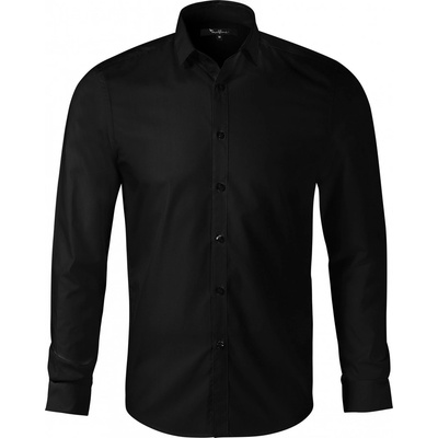 Malfini Dynamic pánská košile Premium s dlouhým rukávem slim fit černá